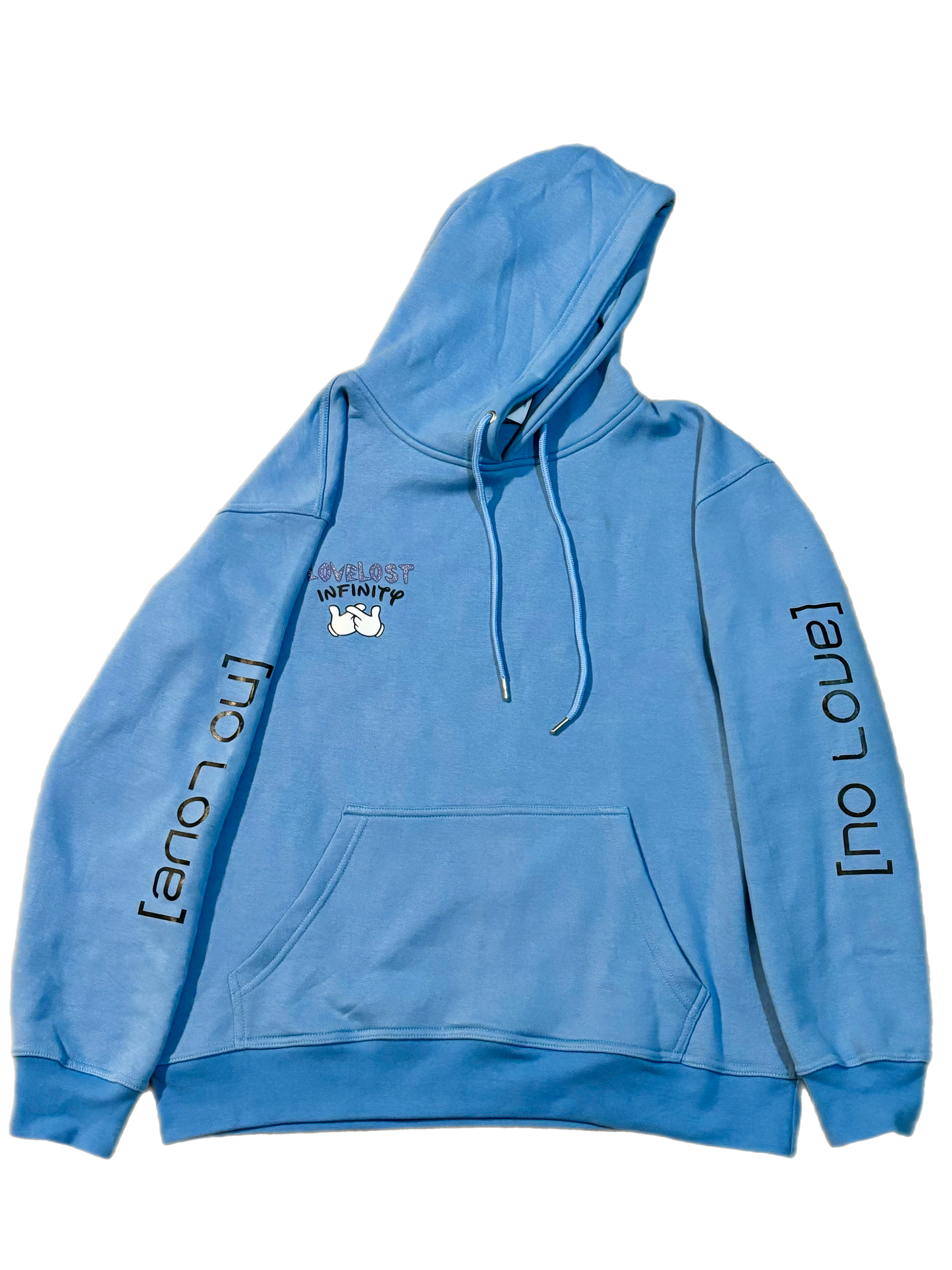 "No Love" Long sleeve Hoodie - Street wear - LoveLostInfinity