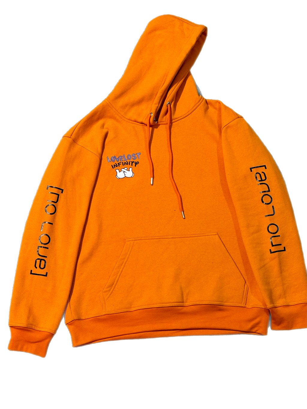 "No Love" Long sleeve Hoodie - Street wear - LoveLostInfinity
